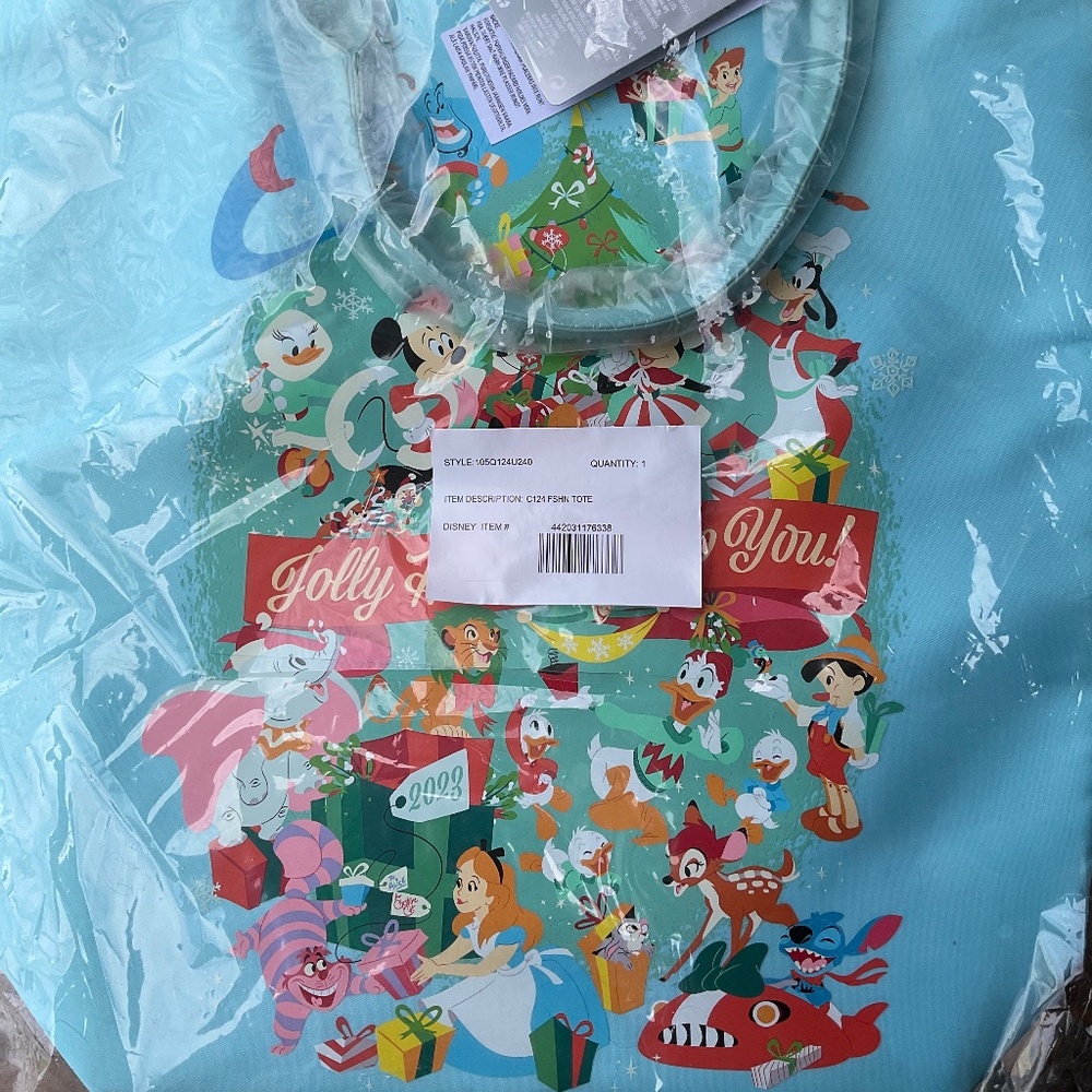 Disney Christmas tote
